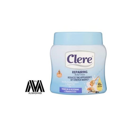 Clear moisturizing body cream