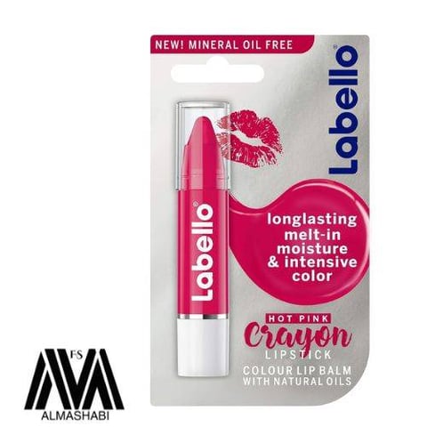 Labello lipstick Crayon Color Hot Pink Lip Balm 3g