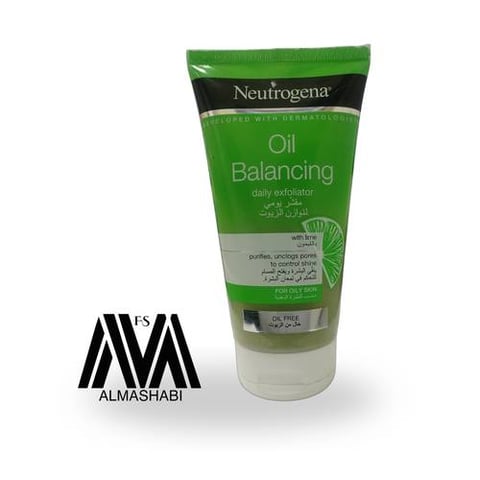 Neutrogena Oil Balancing Daily Scrub 150ml Facial Wash for Oily Skin