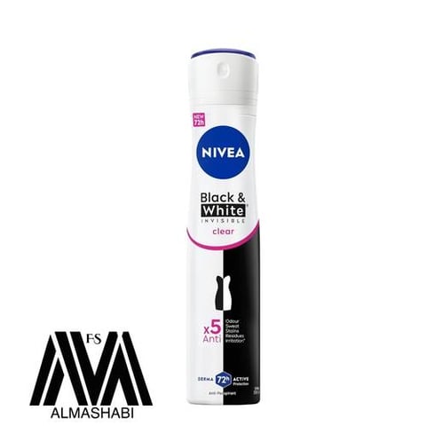 Nivea Women Invisible Original Deodorant For Black & White Clothes Spray 200 ml