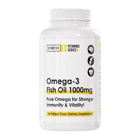 سبورتر - زيت السمك أوميغا 3 1000 mg