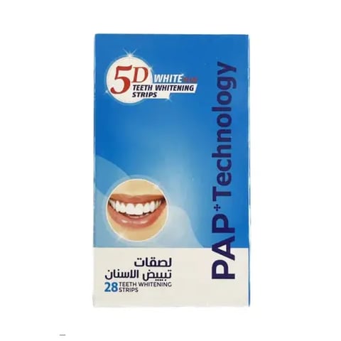 5D وايت بلس لصقات تبييض الاسنان 28 لصقة