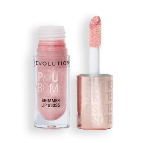 ريفلوشن قلوس ملمع شفاه باوت بومب شيمر: Shine Pink