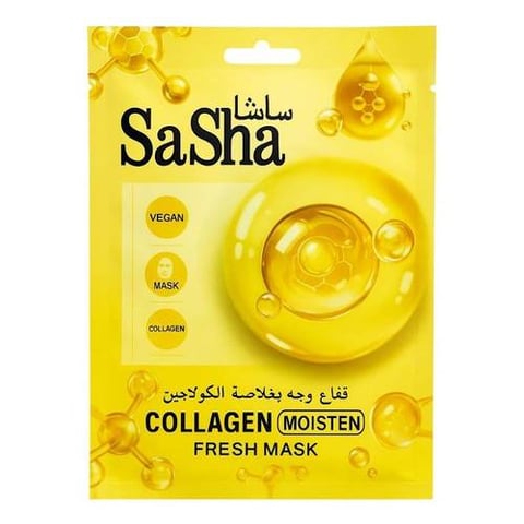 ساشا قناع وجه بخلاصة الكولاجين