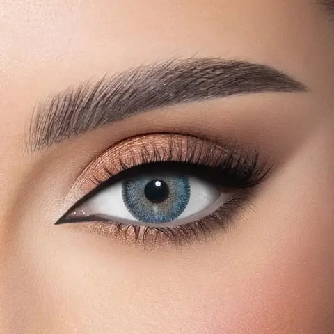 عدسات ملونه من ذهب  - لومير بلو
