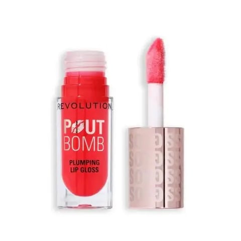 ريفلوشن قلوس ملمع شفاه باوت بومب شيمر- cherry sheer red