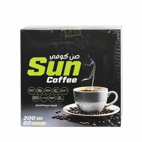 قهوة صن كوفي بالأعشاب للتخسيس - عبوة 200 جم