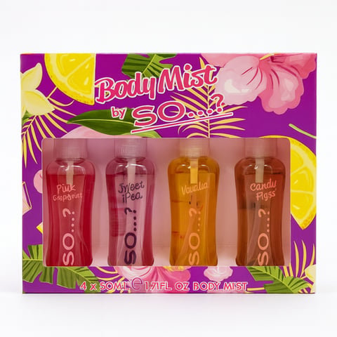 مجموعة معطر جسم بخاخ من سو 4 × 50 مل