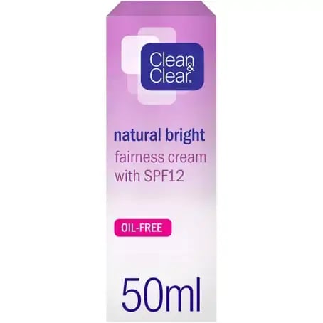 كلين آند كلير كريم تفتيح وقاية SPF12 ٥٠ مل