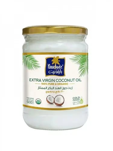 باراشوت زيت جوز الهند البكر الممتاز عضوي 100% - 500 مل