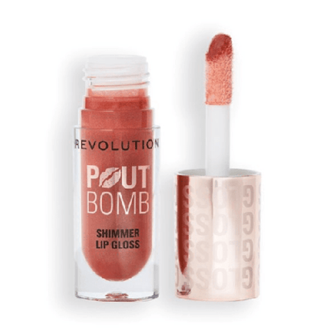 ريفلوشن قلوس ملمع شفاه باوت بومب شيمر: Nude Glow