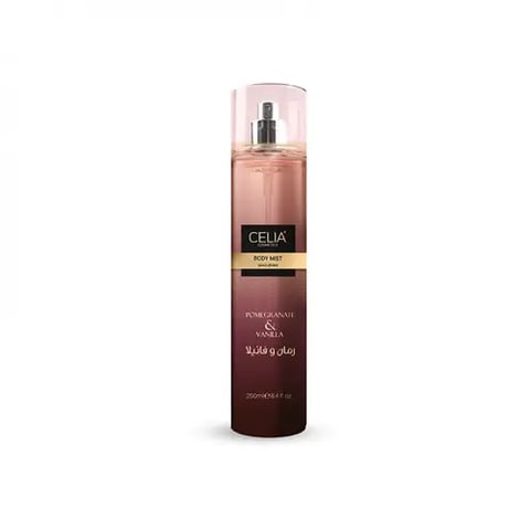 عطر الجسم بالرمان والفانيلا من سيليا - 250 مل