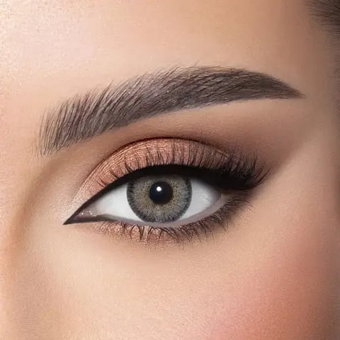 عدسات يوميه ذهب - لومير جراي