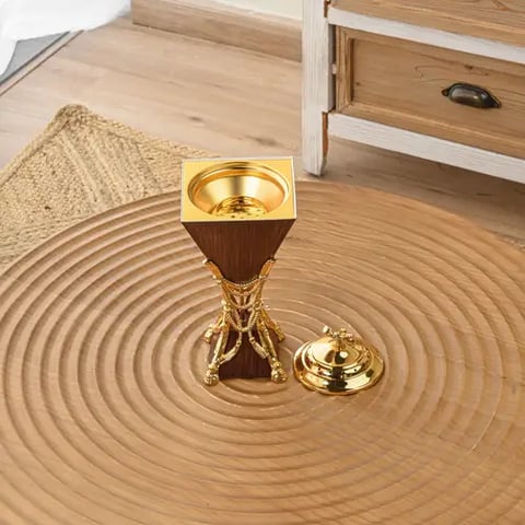 Squalo Gold Incense Burner