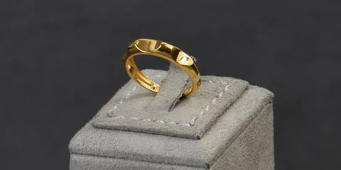   خاتم ذهب عيار 21
