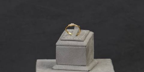 خاتم ذهب عيار 21