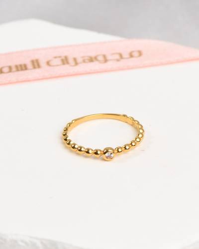 خاتم ذهب عيار 21