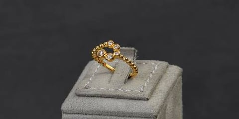   خاتم ذهب عيار 21