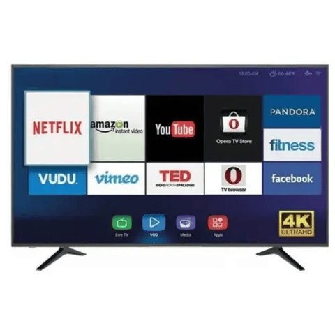 تلفزيون ذكي LED مقاس 65 بوصة بدقة 4 كيه الترا اتش دي مع اندرويد 14، HDR10، بلوتوث، واي فاي،