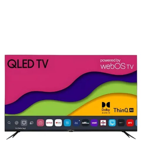 شاشة جي في سي برو GVC PRO سمارت 55 بوصة QLED بدقة 4K UHD بنظام WebOS – موديل LE-55VH5Q
