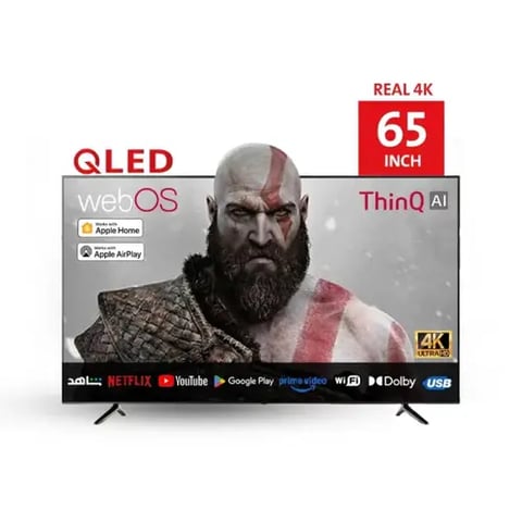 فوجيكا شاشة تلفزيون 65 بوصة سمارت - QLED 4K - أسود - FJ-65Q6