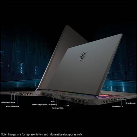 MSI Vector 16 HX AI 400 Gaming Laptop, Intel Ultra 9-275HX, 64 GB DDR5 RAM, 4 TB PCIe SSD, 16