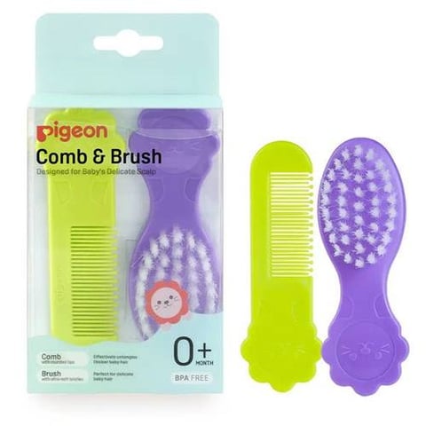 Pigeon Comb & Brush Soft Bristles