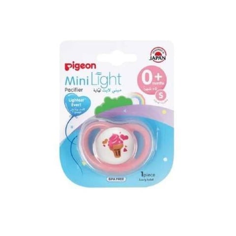 PIGEON MINILIGHT PACIFIER (S)GIRL ICE CR
