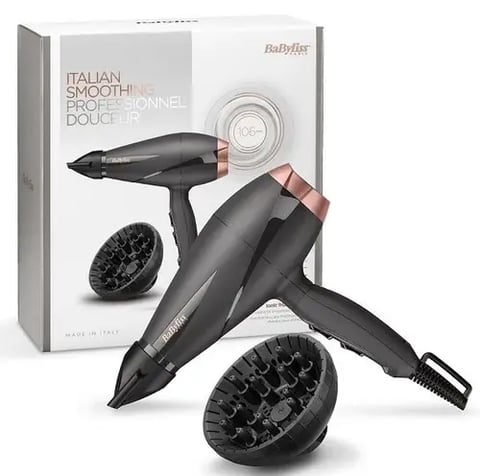 Italian Hair Straightener with 6mm Nozzle and 2100W Curling Head





