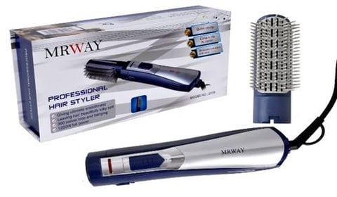 Hair Styler, Round, Blue/Gray, 1 Piece, 2008
