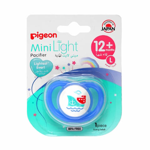 PIGEON PACIFIER MINILIGHT (L)+12M 1PC UNISEX GIRAFFE (78465)