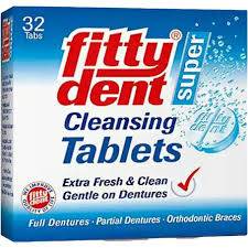 Fittydent cleansing tablets for teeth, 108 units