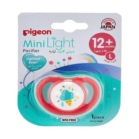 PIGEON MINILIGHT PACIFIER (L)GIRL ICE CR