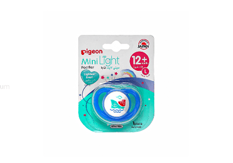 PIGEON MINILIGHT PACIFIER (L|) BOY SHIP