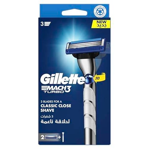 شفرة حلاقة 560 MACH3 TURBO 2+1 مجاناً بخصم 50%