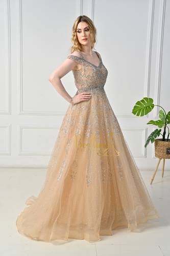 فستان سهره طويل رقم--4