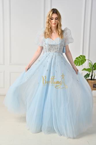 فستان سهره طويل رقم 1523