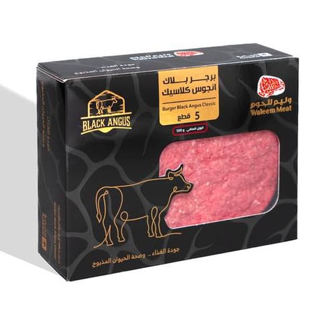 برجر بقري بلاك انجوس 500 جم
