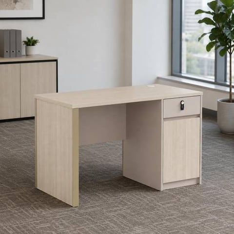Morandi 140 cm Office Desk with Lockable Storage
