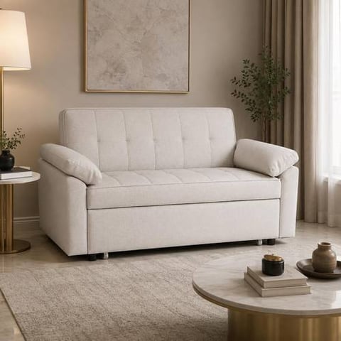 Modern Multi Color Fabric Sofa Bed