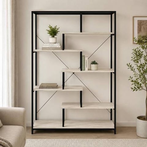Contemporary Multi-Color Decor Shelves 140 cm