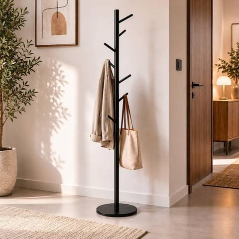 Multi Color Floor Coat Rack