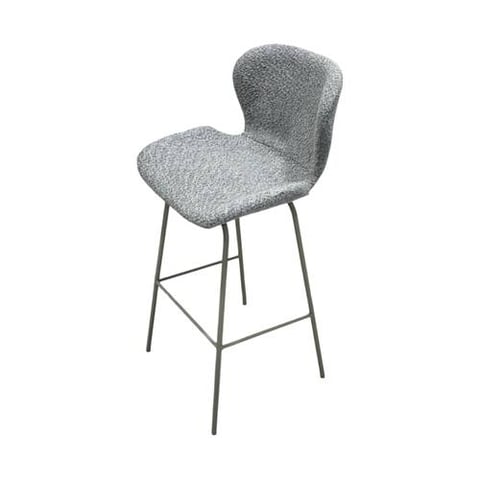 Refined Multi-Color Fabric Bar Chair with Elevated Design
