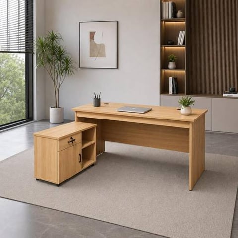 Luxury Multi-Color Executive Desk 140 cm