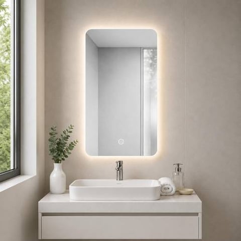 Soft Edge LED Mirror 70 cm