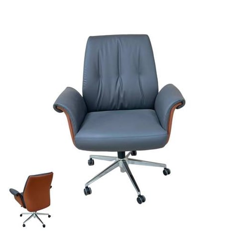 Multi-Color Office Chair with Wide Armrests and Streamlined Design