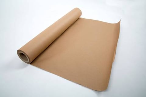 Brown paper roll