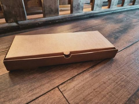 Brown Die cut  carton package (D26)
