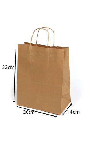 Small Brown Hanging Paper Bag (Carton)