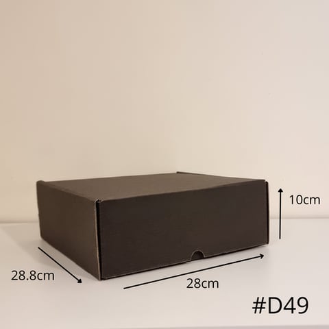 Die Cut carton D49 Black